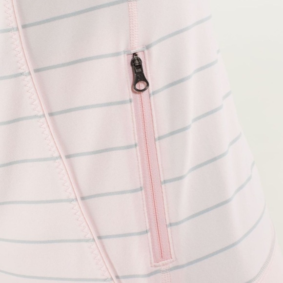 Lululemon Nice Asana Jacket Slalom Stripe Pretty Pink / Pretty Pink - Picture 6 of 14